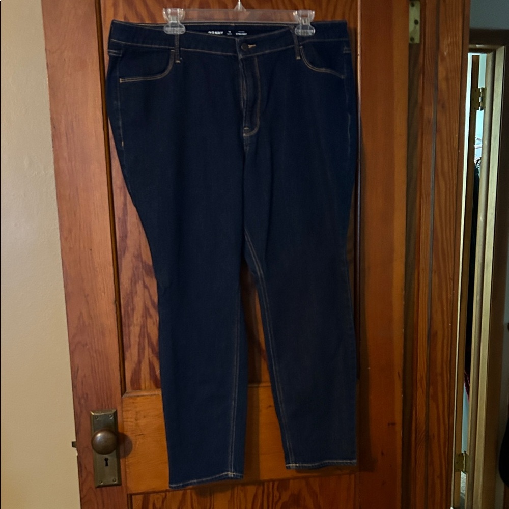 Old Navy Women's High Rise Dark Blue Jeans